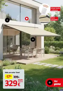 Bauhaus Toldo con motor 'Dune' oferta