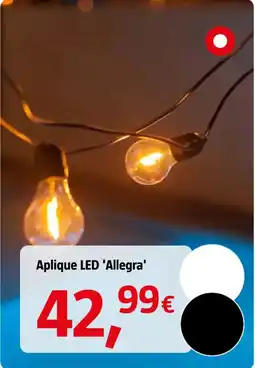 Bauhaus Aplique LED 'Allegra' oferta