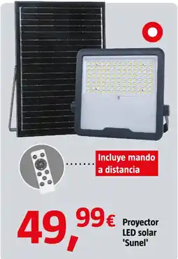 Bauhaus Proyector LED solar 'Sunel' oferta
