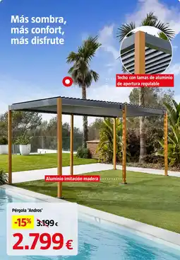 Bauhaus Pérgola 'Andros' oferta