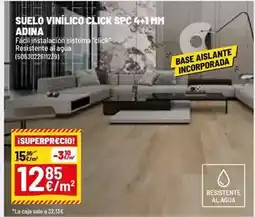 Brico Depôt Spc - suelo vinílico click 4+1mm oferta