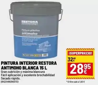 Brico Depôt Restora - pintura interior oferta