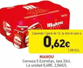 Mahou - cerveza 5 estrellas