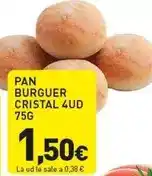 Hiperber Cristal - pan burger oferta