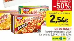 Hiperber Dr oetker - panini variedades oferta