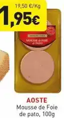 Hiperber Aoste - mousse de foie de pato oferta
