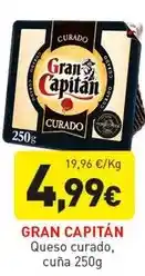 Hiperber Gran capitán - queso curado cuna oferta