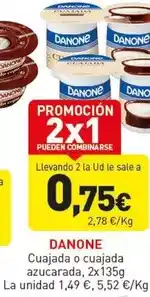 Hiperber Danone - cuajada o cuajada azucarada oferta