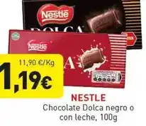 Hiperber Nestlé - chocolate dolca negro o con leche oferta