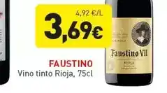 Hiperber Faustino vii - vino tinto oferta