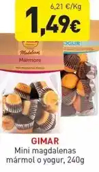 Hiperber Gimar - mini magdalenas marmol o yogur oferta