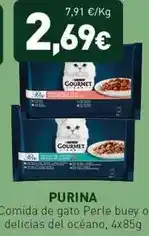 Hiperber Purina - comida de gato perle buey o delicias del océano oferta