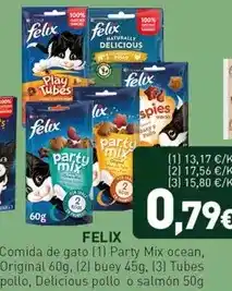 Hiperber Felix - comida de gato party mix ocean oferta