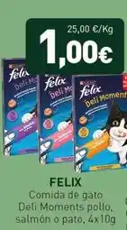 Hiperber Felix - comida de gato deli moments pollo, salmon o pato oferta