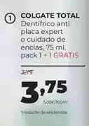 Alimerka Colgate - total dentifrico anti placa expert o cuidado de encias oferta