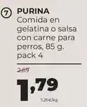 Alimerka Purina - comida en gel gelatina o salsa con carne para perros oferta
