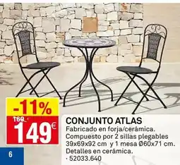 Bricoking Conjunto atlas oferta