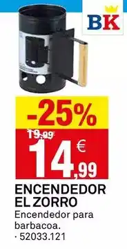 Bricoking Encendedor el zorro oferta