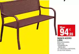 Bricoking Banco acero oferta