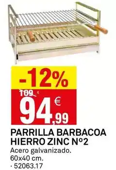 Bricoking Parrilla barbacoa hierro n2 oferta