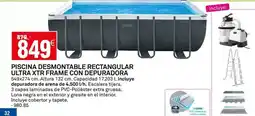Bricoking Intex - piscina desmontable rectangular ultra xtr frame con depuradora oferta