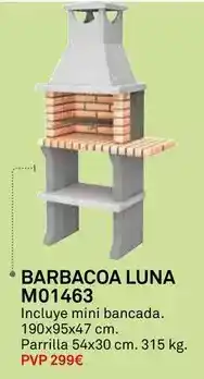 Bricoking Barbacoa luna m01463 oferta