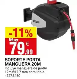 Bricoking Kreator - soporte porta manguera 20m oferta