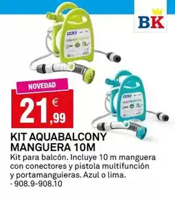 Bricoking Kit aquabalcony manguera 10m oferta