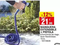 Bricoking Manguera extensible + pistola oferta