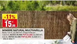 Bricoking Mimbre natural multivarilla oferta