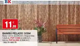 Bricoking Bambu pelado oferta