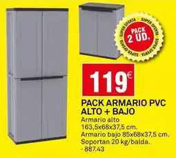 Bricoking Pvc - armario pvc alto + bajo oferta