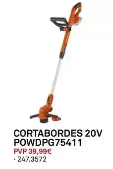 Bricoking Cortabordes 20v powdpg75411 oferta
