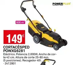 Bricoking Power plus - cortacésped powxg6281 oferta