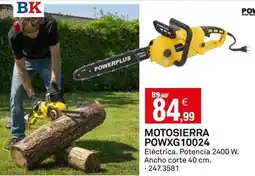 Bricoking Motosierra powxg10024 oferta