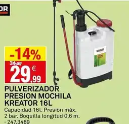 Bricoking Kreator - pulverizador presion mochila oferta