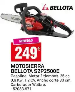 Bricoking Bellota - motosierra s2p2500e oferta