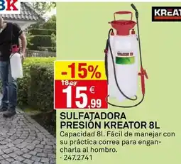 Bricoking Kreator - sulfatadora presion 8l oferta