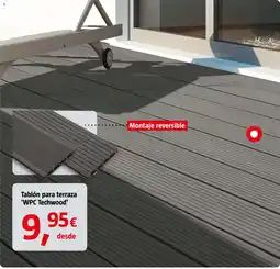 Bauhaus Tablón para terraza 'WPC Techwood' oferta