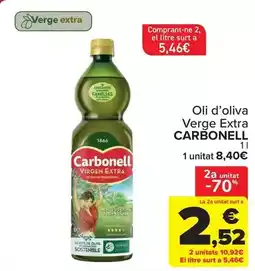 Carrefour Market Carbonell - oli d'oliva verge extra oferta
