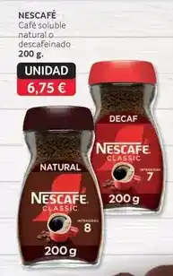 GM Cash & Carry Nescafé - café soluble natural o descafeinado oferta