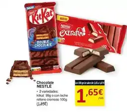 SPAR Nestlé - chocolate oferta