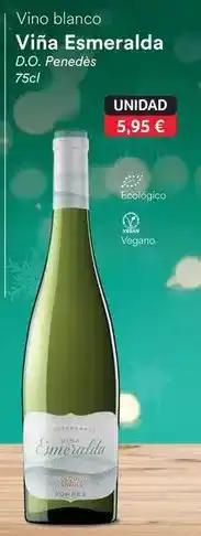 GM Cash & Carry Viña esmeralda - vino blanco d.o. penedès oferta