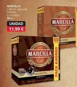 GM Cash & Carry Marcilla - cafe en capsulas intenso o ristretto oferta
