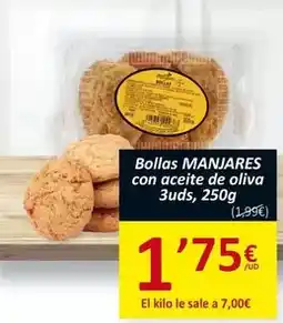SPAR Manjares - bollas con aceite de oliva oferta