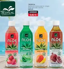 GM Cash & Carry Tropical - bebida aloe vera original, mango, fresa, granada o sandía oferta