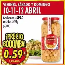 SPAR Spar - garbanzos oferta