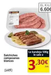 SPAR Salchichas campesanas blancas oferta