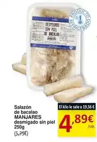SPAR Manjares - salazon de bacalao desmigado sin piel oferta