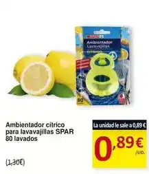 SPAR Spar - ambientador citrico para lavavajillas oferta